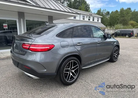 2017 Mercedes-Benz Gle Coupe 43 Amg из США, поврежденный, VIN 4JGED6EB4HA083277